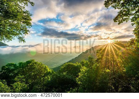 Beautiful Nature Scenery In Maggie Valley North Carolina