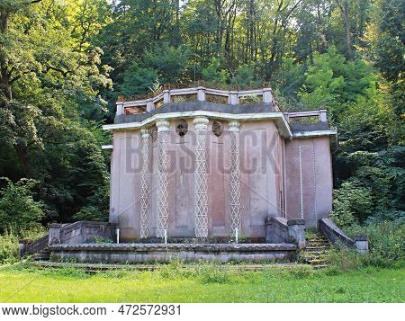 The Former Small Water Power Plant In The Trenčianske Teplice Spa, A Historic Building From The Begi
