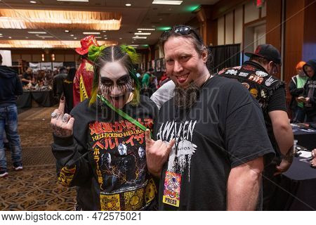 Livonia, Michigan -usa- March 05, 2023: Astronomicon 6 Convention At The Burton Manor