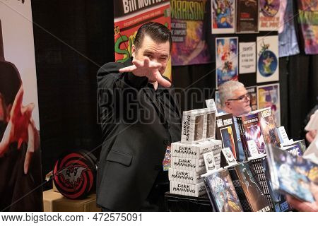 Livonia, Michigan -usa- March 05, 2023: Astronomicon 6 Convention At The Burton Manor