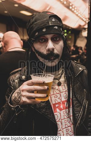 Livonia, Michigan -usa- March 05, 2023: Astronomicon 6 Convention At The Burton Manor