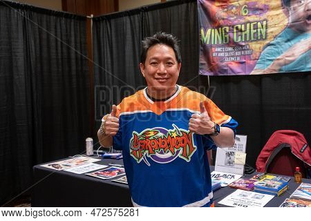 Livonia, Michigan -usa- March 05, 2023: Astronomicon 6 Convention At The Burton Manor