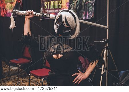 Livonia, Michigan -usa- March 05, 2023: Astronomicon 6 Convention At The Burton Manor