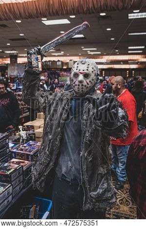 Livonia, Michigan -usa- March 05, 2023: Astronomicon 6 Convention At The Burton Manor