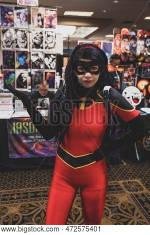 Livonia, Michigan -usa- March 05, 2023: Astronomicon 6 Convention At The Burton Manor
