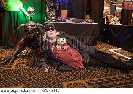 Livonia, Michigan -usa- March 05, 2023: Astronomicon 6 Convention At The Burton Manor