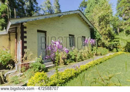Rinchenpong, Sikkim, India - 18th October 2016 : British Dak Bungalow Of Rinchenpong. Famous Bengali