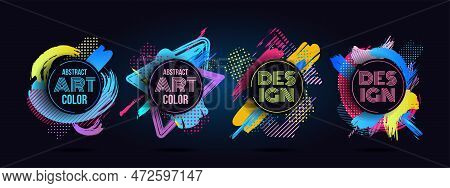 Music Invitation, Dance Posters, Brush Painted. Stylish Royal Colors, Business Graphic Design, Colou