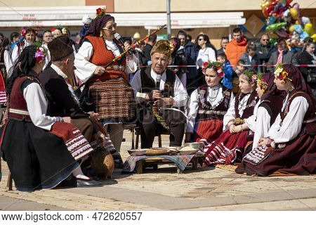 Masquerade Festival In Elin Pelin, Bulgaria. Culture, Indigenous
