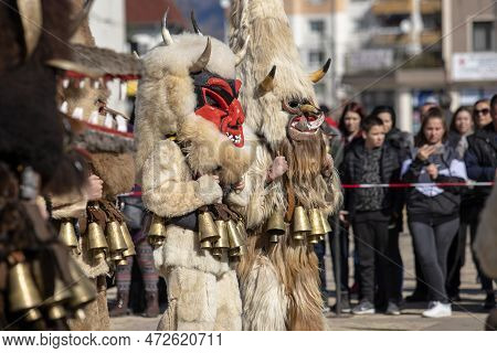 Masquerade Festival In Elin Pelin, Bulgaria. Culture, Indigenous