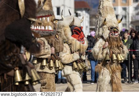 Masquerade Festival In Elin Pelin, Bulgaria. Culture, Indigenous