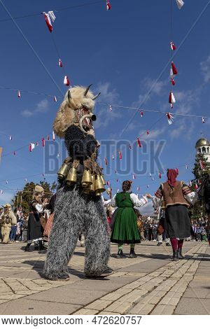 Masquerade Festival In Elin Pelin, Bulgaria. Culture, Indigenous