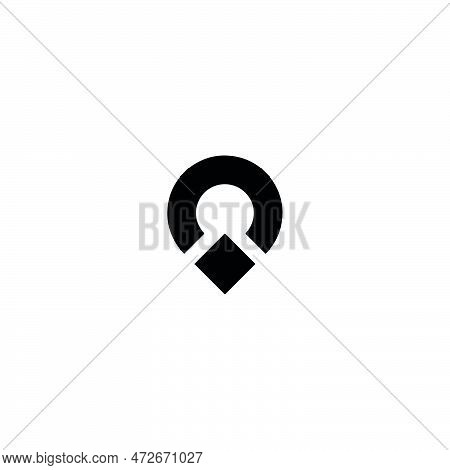 Location Pin Icon. Simple Style Travel Company Big Sale Poster Background Symbol. Location Pin Brand