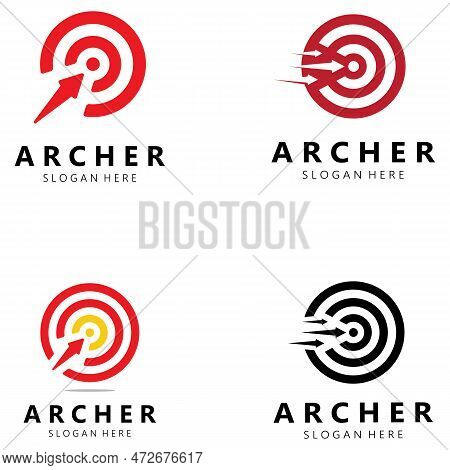 Arrow Logo Template Illustration,for Arrow Logo,goal,target,business,finance,motivation,vector