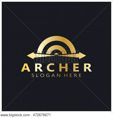 Arrow Logo Template Illustration,for Arrow Logo,goal,target,business,finance,motivation,vector