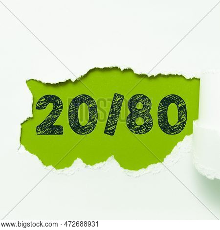 Inspiration Showing Sign 80 To 20. Pareto Principle Of Factor Sparsity Statistical Distribution Of D