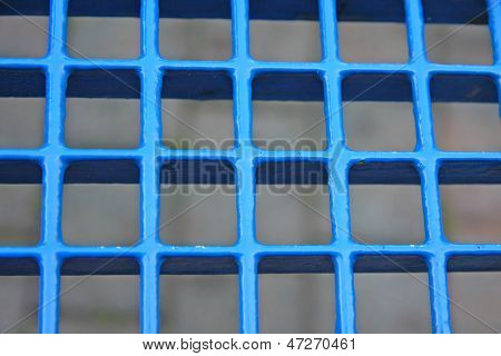 Regular Blue Grid Background In Very Heavy Metal
