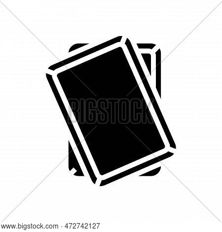Aluminum Sheet Pan Kitchen Cookware Glyph Icon Vector. Aluminum Sheet Pan Kitchen Cookware Sign. Iso
