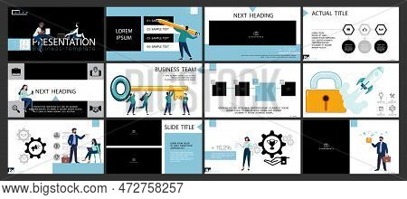 Businessman Plans Business Presentation, Financial Success, Power Point, Launch Of New Project. Info