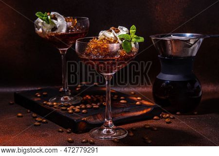 Espresso Coffee Slush Cocktail