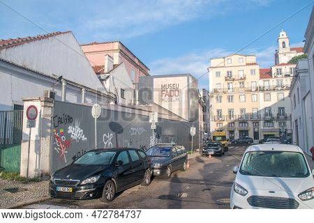 Lisbon, Portugal - December 4, 2022: Fado Museum In Lisbon. Fado Is A Music Genre.