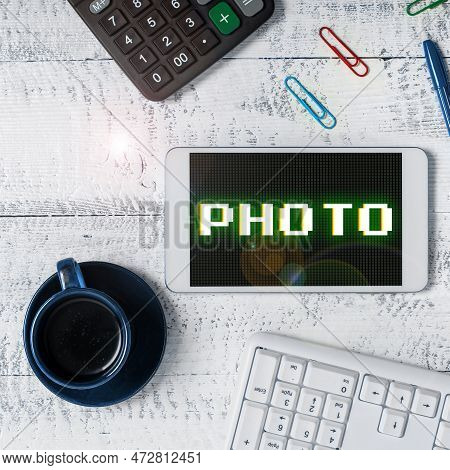 Text Caption Presenting Photo. Concept Meaning The Nonobjective Motif That Cannot Be Described Any O