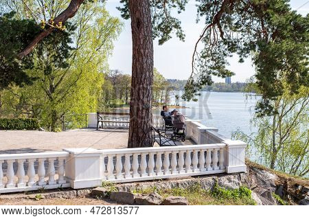 Stockholm, Bergianska Trädgården (bergian Garden Or Hortus Bergianus) - 2019.04.28.- Landscape. Bota
