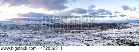 Aerial View Of Glendowan, Lough Gartan, County Donegal - Ireland