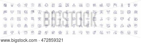 Business-to-business Marketing Line Icons Signs Set. Design Collection Of Bb, Marketing, Selling, Ne