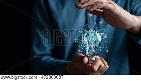 Ai. Digital Transformation Technology Strategy Intelligence Internet Of Business. Transformation Of 