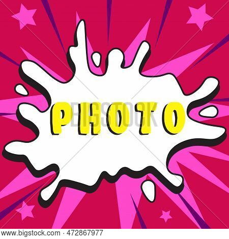 Sign Displaying Photo. Word For The Nonobjective Motif That Cannot Be Described Any Other Way.