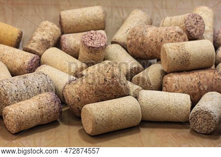 Wine Corks With Corks From Red Wine Bottles And Corks From White Wine Bottles Among Other Wine Corks