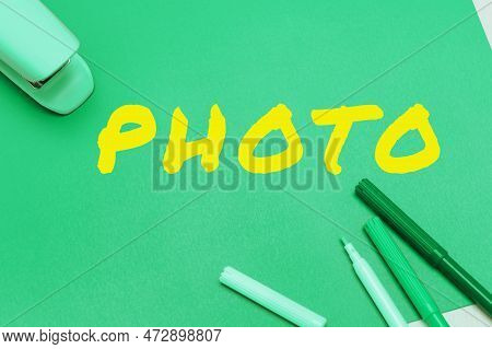 Text Showing Inspiration Photo. Internet Concept The Nonobjective Motif That Cannot Be Described Any