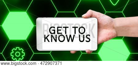 Writing Displaying Text Get To Know Us. Business Overview Acquiring An Important Gateway Pass For A 