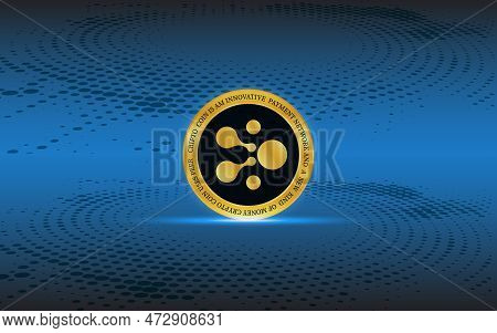 Abstract Futuristic Technology Background. Hud Circle Element. Hi-tech Communication Concept.