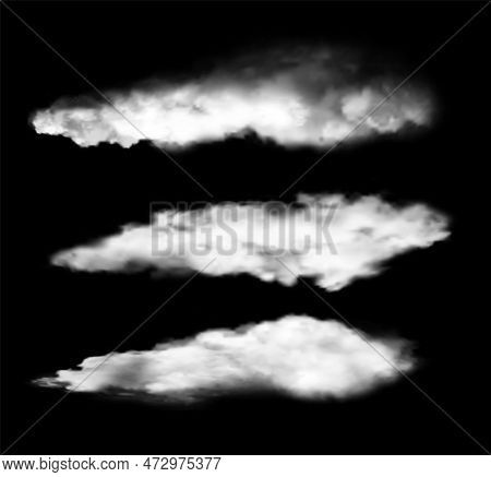 White Gas Spray. Pressurized Jet Steam Effects, Flowing Haze Isolated, Pressure Brume Textures