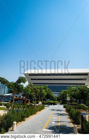 Dubai , Uae - October 2022: Mohammed Bin Rashid Library ( Mbr ), A Modern Library In The Al Jaddar L