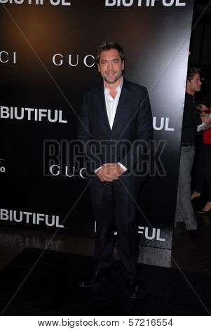 Javier Bardem at the premiere of 