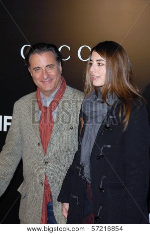 Andy Garcia and daughter at the premiere of 
