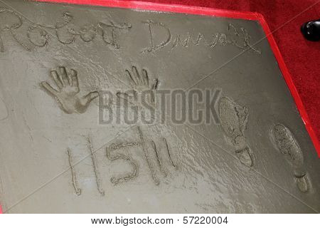 Robert Duvall  at Robert Duvall's Hand and Footprint Ceremony to celebrate his 