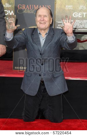 Robert Duvall at Robert Duvall's Hand and Footprint Ceremony to celebrate his 