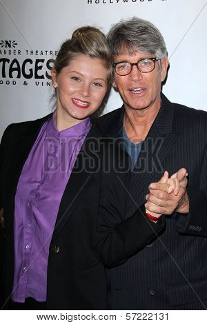 Eric Roberts and daughter at the 