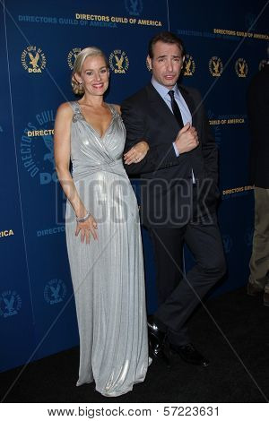 Penelope Ann Miller, Jean Dujardin at the 64th Annual Directors Guild Of America Awards Pressroom, Hollywood & Highland, Hollywood, CA 01-28-12