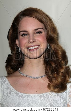 Lana Del Rey at the Producers & Engineers Wing Of The Recording Academy's 5th Annual GRAMMY Event, Village Recording Studios, Los Angeles, CA 02-08-12