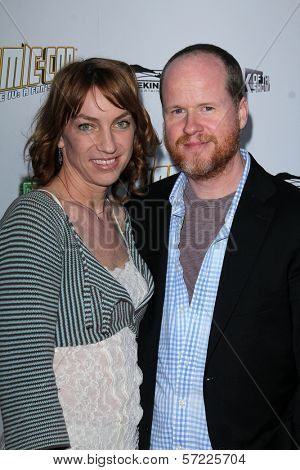 Joss Whedon and wife at the 