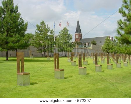 Felt af tomme stole @ Oklahoma City Memorial