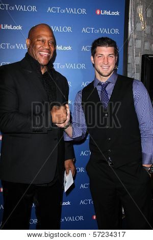 Tiny Lister, Tim Tebow at the 
