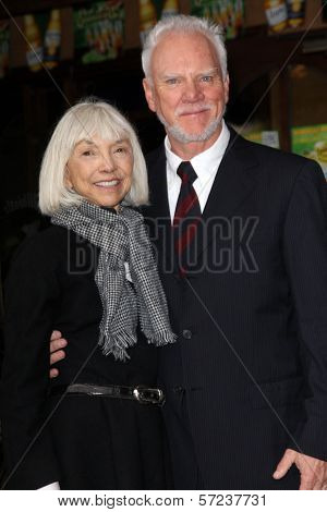 Tamar Simon Hoffs, Malcolm McDowell at the Malcolm McDowell Star on the Hollywood Walk of Fame, Hollywood, CA 03-16-12