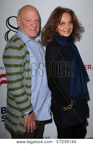 Barry Diller, Diane von Furstenberg at the West Coast Premiere Reading of 