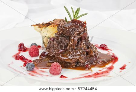 Venison Ragout With Potato Celeriac Mix
